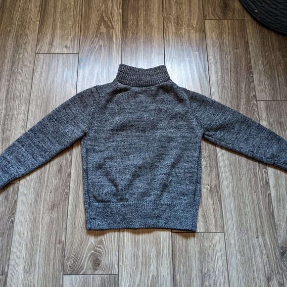 EUC Toddler Boy (4-5Y*) - GAP Mockneck Zip Up Sweater - Picture 4 of 5